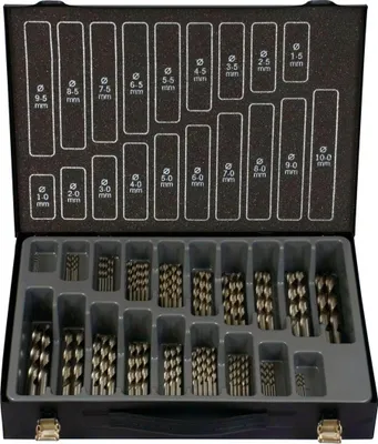 Produktbild von Projahn Bohrer-Magazin HSS-Co ECO 70-tlg., incl. je 5 Stück: 1,0 - 5,0 mm je 3 Stück: 5,5 - 7,5 mm je 2 Stück 8,0 - 10,0 mm