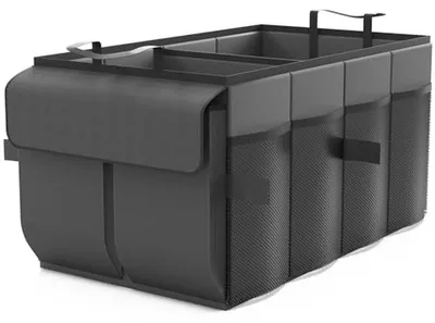 Productafbeelding van Opvouwbare Kofferbak Organizer voor SUV's en Sedans - Stevige Opbergbox voor Accessoires en Gereedschap - Maat 51x34x27cm