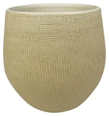 Produktbild von Ter Steege Pflanztopf - moderner Look - beige - 26 x 25 cm