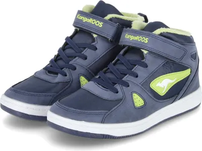Image de Kangaroos garçons baskets hautes K-CP Kalley II EV bleu