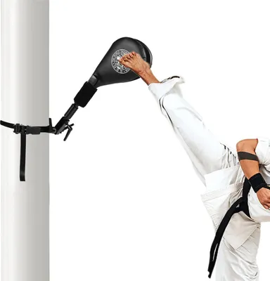 Produktbild von Taekwondo Kick Pad, Handpratze Taekwondo Pratze Trainerpratzen Schlagkissen Trainingsgeräte für Boxen, Kickboxing Schwarz