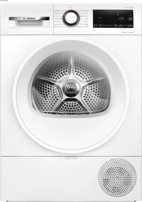 Produktbild von 60 cm 9 kg weißer kondens-wärmepumpen-wäschetrockner Bosch WQG1420DFR