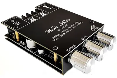 Zdjęcie produktu dla Wzmacniacz subwooferowy Bluetooth 5.0, 2 x 100 W