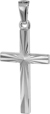 Produktbild von trendor 75647 Kreuz-Anhänger 22 mm Weißgold 585 (14 Karat)