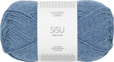 Produktbild von Sandnes Sisu 50g - Norweger Wolle 6324 blue mottled