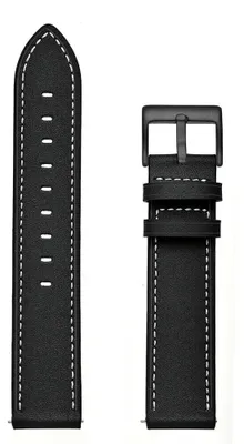 Obrázek produktu pro Kožený náramek pro chytré hodinky - Forerunner 970 - černý - s kovovou sponou - unisex