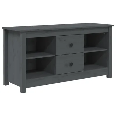 Immagine prodotto di Mobile TV grigio 103x36,5x52 cm in legno di pino massiccio