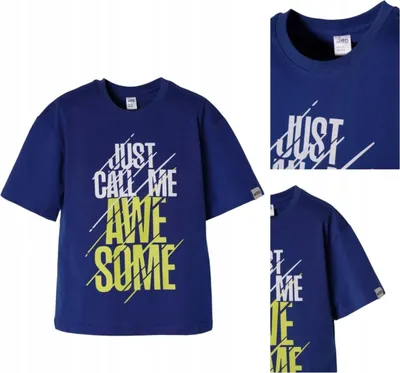 Produktbild von T-Shirt Good Times - Blau - 100% Baumwolle - Bequem und stylisch für Jungen Größe  152,  Alter 12 Jahre