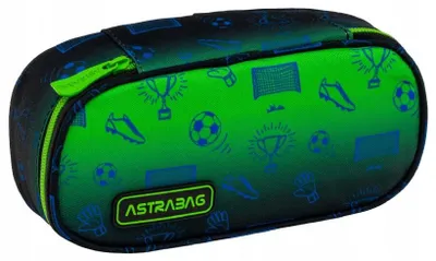 Zdjęcie produktu dla Piórnik Ombre Football ASTRA 1-komorowy 22x9x5 cm