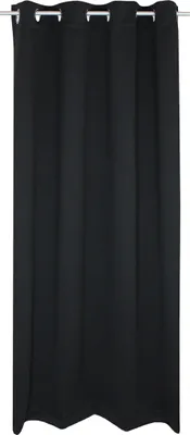 Produktbild von Verdunkelungsvorhang Ösen 300 x 245 cm Schwarz Vorhang blickdicht Gardine abdunkelnd wärmeisolierend