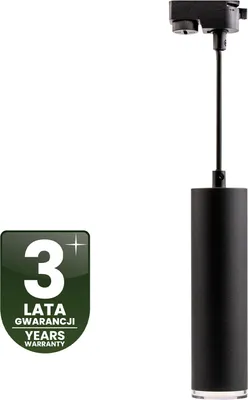 Produktbild von LUMILED Schienen Hängelampe, Pendellampe für Schienensystem, IP44 höhenverstellbar Strahler, 1-flammig, Moderne Hängeleuchte, 149 cm GU10 max. 12W Schwarz verstellbar Track Light Reflektor Esstischlampe Lampe Esstisch Wohnzimmerlampe