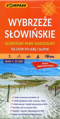 Zdjęcie produktu dla Wybrzeze Slowinskie Slowinski Park Narodowy mapa wodoodporna 1:55 000