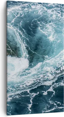 Produktbild von Bild auf Leinwand - Leinwandbild - Wasser Stein Welle - 45x80cm - Wand Bild - Wanddeko - Wandbilder - Leinwanddruck - Bilder - Kunstdruck - Wanddekoration - Leinwand bilder - Wandkunst - PA45x80-3968