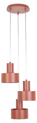Zdjęcie produktu dla Lampa wisząca RIF ceglana 3xE27x15W metal wym:70x33x33cm IP20 Sigma Lighting