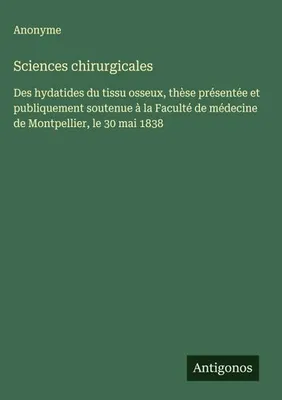 Produktbild von Sciences chirurgicales