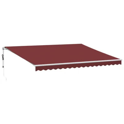 Produktbild von vidaXL Markise Automatisch Burgunderrot 450x350 cm