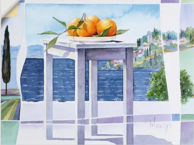 Produktbild von ARTland Wandbild, selbstklebend Gardasee Größe: 120x90 cm