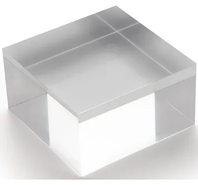 Produktbild von Acryl-Block 75x40x75mm transparent