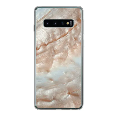 Produktbild von MuchoWow® Handyhülle Schutzhülle Hülle für Samsung Galaxy S10 Mineralien - Naturstein - Perlmutt Silikon Softcase Handy Hülle - Handytasche
