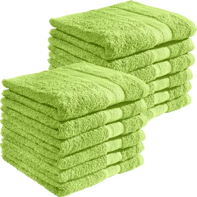 Produktbild von REDBEST Handtuch Chicago" 12er-Pack apfelgrün 50x100 cm"