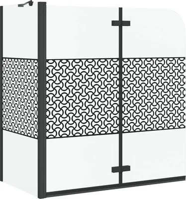 Zdjęcie produktu dla Kabina prysznicowa Geometryczny Czarny 120 x 67 x 129 cm
