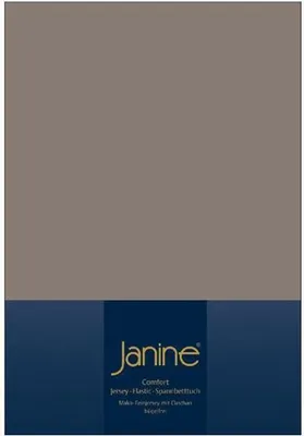 Produktbild von Janine Topper Spannbetttuch, Spannbettlaken in allen Größen und Farben 90 cm x 190 cm x 100 cm x 200 cm taupe