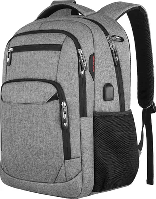 Produktbild von Herren Schulrucksack für 15,6 Zoll Laptop Rucksack Arbeit Wasserdicht Business Daypacks Jungen Teenager mit USB Ladeanschluss