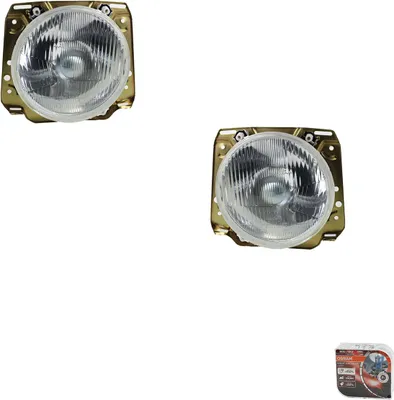 Zdjęcie produktu dla Reflektory + żarówki Osram Night Breaker Laser, pasujące do VW Golf II (model 19E), lata produkcji 83-92, lewa i prawa, numer części: 191941753B, produkt firmy Johns