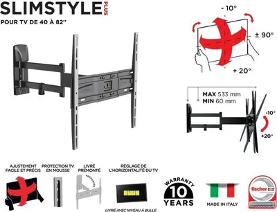 Image de Meliconi Support TV 480982 Noir