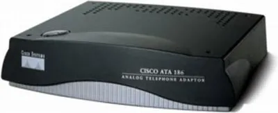Produktbild von Cisco ATA 186 - VoIP phone adapter, Ethernet, verkabelt, TCP/IP HTTP DHCP RC4 MGCP, SCCP, SIP