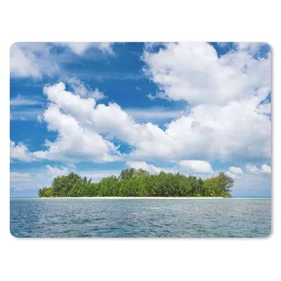 Produktbild von MuchoWow® Mauspad Mousepad Insel - Sommer - Tropisch 40x30 cm - Mousepads - Maus Mat - Pad - Mausunterlage - Anti Rutsch