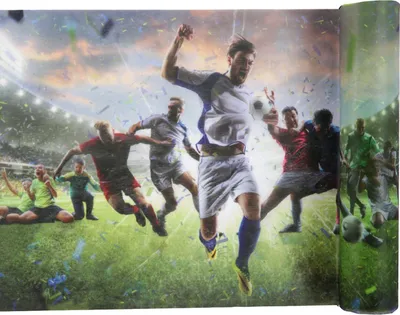Produktbild von Fussball Tischläufer 5m Tischdekoration