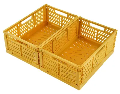 Immagine prodotto di Omgoods - Set di 2 scatole pieghevoli con maniglie