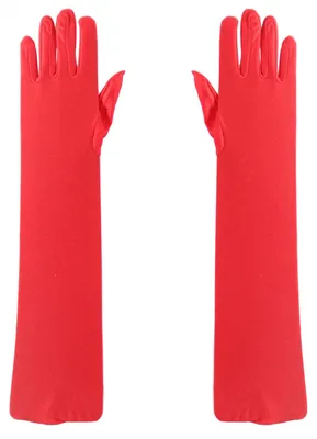 Produktbild von rote lange Handschuhe für Damen