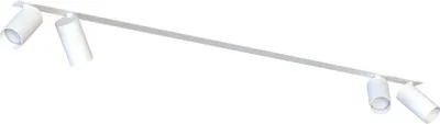 Produktbild von Strahler Aluminium Metall GU10 verstellbar Weiß 4-flammig länglich Modern Spot