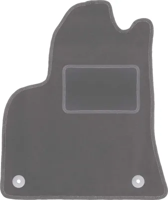Image de Tapis de sol conducteur en velours graphite adapté à la Peugeot 3008 I (2009-2016, monospace) – avec fixations – ajustement parfait