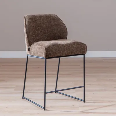Produktbild von Bronx71 Barhocker Momo Chenille Mocha 73 cm