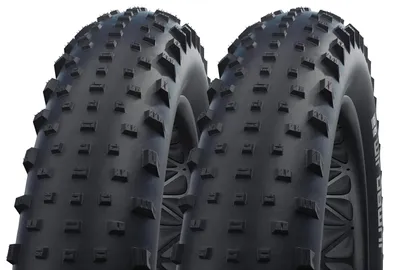Produktbild von 2x Schwalbe Jumbo Jim 100-559 Addix Compound Tube Type Faltreifen 26x4.00