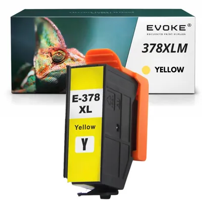 Immagine prodotto di Cartucce compatibili con la stampante Epson 378 XL T3794, colore giallo, capacità 13,2 ml, compatibili con i modelli XP-15000, XP Photo XP-8505, XP-8500, Immagine generata dall'IA
