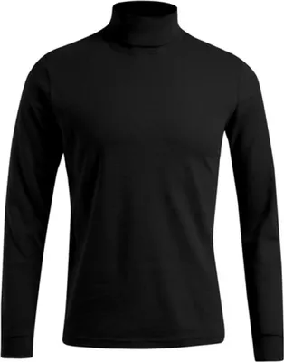 Image de Promodoro 3407 | MenŽs Turtleneck-T Longsleeve T-Shirt Homme - Couleur : Noir - Taille : 3XL