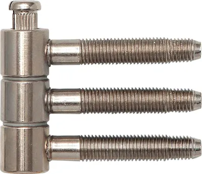 Produktbild von SFS Einbohrband (Steckband) 3-teilig, ø 16mm Höhe 46,7 mm Türband vermessingt