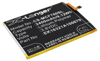 Immagine prodotto di TECHTEK Batteria compatibile con [Mobistel] Cynus F7, Cynus F7 4G sostituisce EK16321A100679