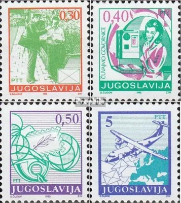 Produktbild von Briefmarken Jugoslawien 1990 Mi 2396C-2399C (kompl.Ausg.) postfrisch Freimarken
