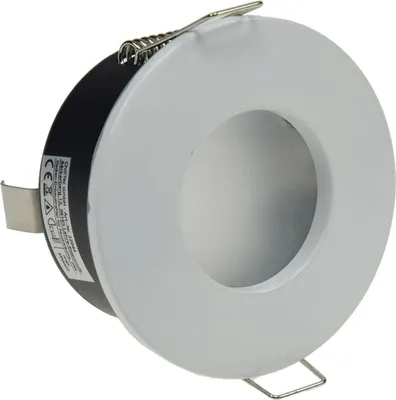 Produktbild von ChiliTec Einbaustrahler FRR-84, rund, weiß für Feuchträume IP44, mattes Frontglas
