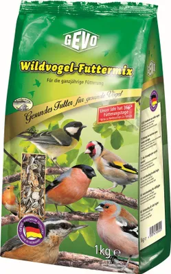 Produktbild von GEVO® Wildvogel-Futtermix 1 kg für ganzjährige Fütterung