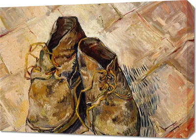 Zdjęcie produktu dla Obraz 70x50cm Shoes, Van Gogh Vintage do Salonu