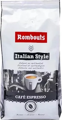 Produktbild von Rombouts Italian Style Kaffeebohnen 500g – Kräftige italienische Röstung, intensiv und vollmundig, starke Crema, ideal für Espresso und Vollautomaten