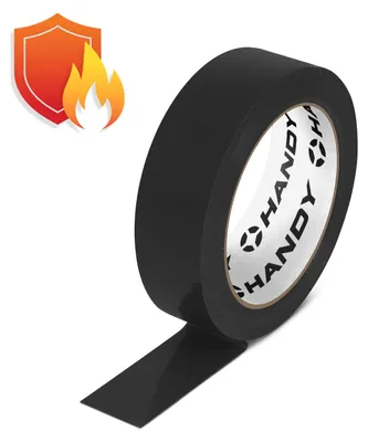 Produktbild von Isolierband Schwarz 20 m × 19 mm – PVC-Elektroisolierband mit hoher Temperaturbeständigkeit (−18 bis +105 °C) – UL- – Für Kabelisolierung im Innen- und Außenbereich [11076]