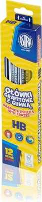 Immagine prodotto di Matita di grafite con gomma HB (12 pz.) ASTRA