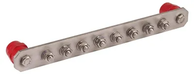 Imagen del producto de DEHN PA-Schiene, 8 polos, modelo 472229, Niro, sin cubierta